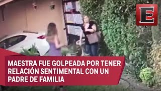 Maestra sufre golpiza a manos de una madre de familia en Coahuila [upl. by Einneg]