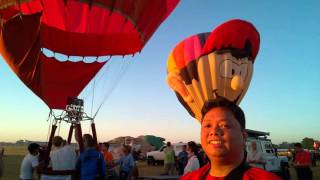 Philippine International Hot Air Balloon Fiesta Early Morning Inflation [upl. by Azne814]