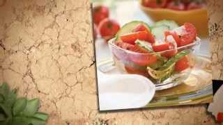 Tomato and Cucumber Salad  gestational diabetes recipes [upl. by Nohshan410]