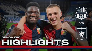 SASSUOLO 12 GENOA  HIGHLIGHTS  Serie A 202324 [upl. by Emmalynne]