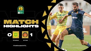 HIGHLIGHTS  JS Kabylie 🆚 ES Tunis  QuarterFinals 1st Leg  202223 TotalEnergiesCAFCL [upl. by Esiuqram]