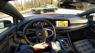 2021 VW Golf 8 GTD  pov test drive [upl. by Savart]