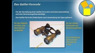 Galilei Fernrohr  Linsenarten  Rueff [upl. by Iolanthe]