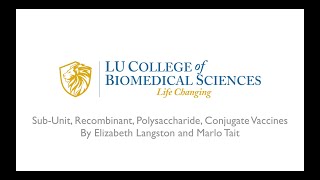 Sub Unit Recombinant Polysaccharide Conjugate Vaccines [upl. by Asile]