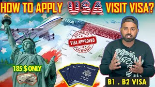 USA 🇺🇸 visit visa B1 and B2  Easy steps to follow [upl. by Reivazx]