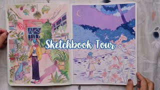 Sketchbook Tour MayJune 2021 [upl. by Ashley]