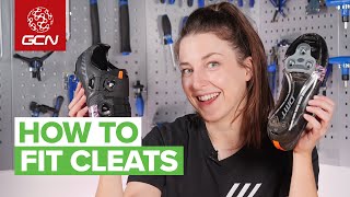 How To Fit New Cleats To Your Cycling Shoes [upl. by Asilam]