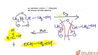 Ozonide of CH2  CH  CH2OH on hydrolysis gives [upl. by Ssur]