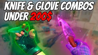 The BEST Knife amp Glove Combos Under 200  The Best Cheap CS2 Skins 2024 [upl. by Anastasie]