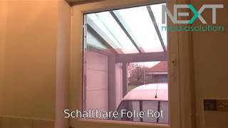 Schaltbare Folie in vielen Farben  elektrischer Sichtschutz [upl. by Clovah]