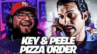 First Time Watching Key amp Peele  Pizza Order Reaction [upl. by Moselle306]