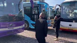 welcome our client from Zimbabwe inspect the yutong bus he had ordered [upl. by Remled]