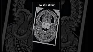 Sketch paintingSsrana Shri khatu Shyam baba ki sketch painting Jayega ho khatu Shyam ki [upl. by Itnava879]