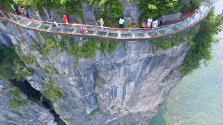 Amazing Tianmen Mountain  The Heavens Gate National Park Zhangjiajie China [upl. by Des61]