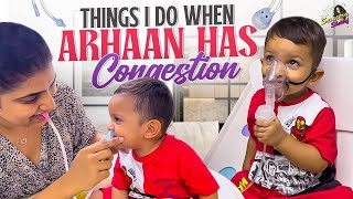 How To Use Nasal Aspirator  Things I Do When Arhaan Has Congestion  Sameera Sherief [upl. by Adyaj788]