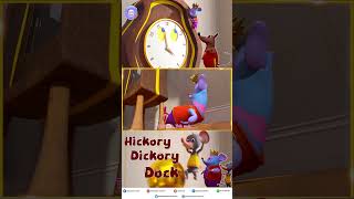 Hickory Dickory Dock cartoon kidsryhems kids nurseryrymes ytshorts shorts [upl. by Livesay478]