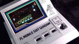 【FLゲーム】バンダイ ＦＬ 機動戦士ガンダム 横スクロール シューティング ８０年 電子 bandai electronics lsi portable game gundam 1982 ブラゼ [upl. by Londoner]