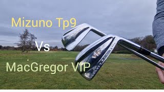 Nicklaus Vs Faldo 3 Hole Irons only match at Belleisle Ayr Mizuno Tp9 irons vs MacGregor VIP irons [upl. by Ohcirej]