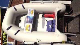 2016 Mercury 240 Airdeck Inflatable Boat  Walkaround  2015 Annapolis Sail Boat Show [upl. by Nagram573]