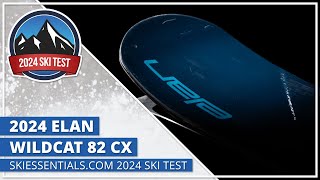 2024 Elan Wildcat 82 CX  SkiEssentialscom Ski Test [upl. by Kery]