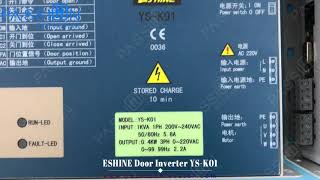 ESHINE Door Inverter YSK01 [upl. by Saihtam763]