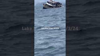 Overloaded Passenger Ferry Boat sinks in Lake Kivu Congo sinking disaster tragedy drowning [upl. by Sunday559]