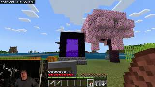 ASMR Minecraft Lets Play Finally getting a foothold in the Nether [upl. by Leahcin]