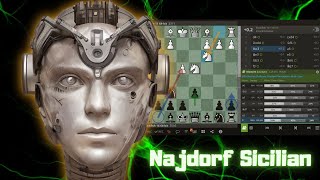 Stockfish 16 Improves Chess Opening Theory  Halogen vs Stockfish Najdorf Sicilian English Attack [upl. by Stargell]