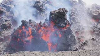 Eruzione Etna Parossismo Voragine 04 agosto 2024 [upl. by Ninnette]