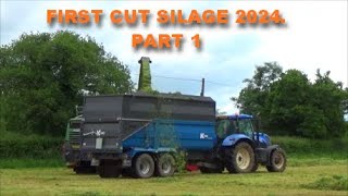 FIRST CUT SILAGE 2024 PART 1 [upl. by Yvehc]