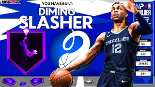 Creating the Ultimate Diming Slasher Build in NBA 2K24 [upl. by Yznel]