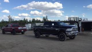 Ram 3500 vs ford 350 [upl. by Aisatna917]