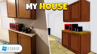 Creating My House in Roblox [upl. by Ddahc120]