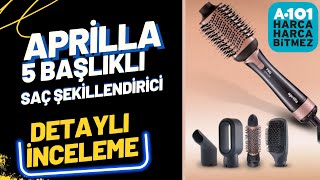 A101  APRİLLA 5 Başlıklı Saç Kurutma ve Şekillendirme Seti Deraylı İnceleme a101 [upl. by Phi]