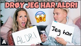 JEG HAR ALDRI challenge  med kjæresten [upl. by Cavit994]