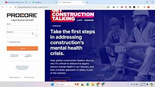 Procore Login  How To Login Procore 2024 [upl. by Atilegna]