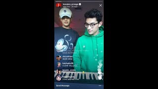 Brandon Arreaga and Zion Kuwonu Instagram Live 102217 [upl. by Ddene]