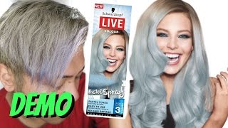 Schwarzkopf Live Colour Pastel Colour Icy Blue  ThePopHeir  How To [upl. by Rina]