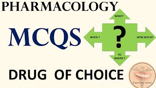 Drug of Choice  Pharmacology MCQs [upl. by Rosabelle338]