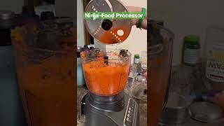 Ninja Food Processor  makes cooking life easy 😇 addition to our kitchen🥰  carrot grating 🥕🥕🥕 [upl. by Moe]