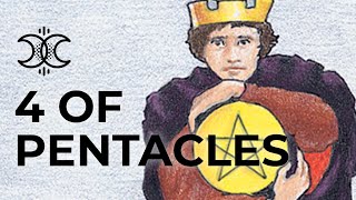 4 of Pentacles 🏷Quick Tarot Card Meanings 🏷Tarotcom [upl. by Charpentier]