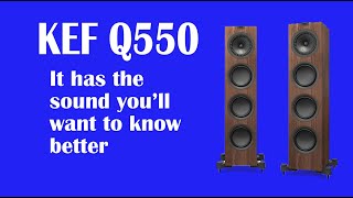 The KEF Q550 tower the full monty [upl. by Lrad]