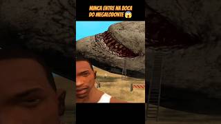 NUNCA ENTRE NA BOCA DO MEGALODONTE 😱 shorts games gtasanandreas [upl. by Hugues]