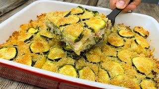 Se hai le zucchine in casa fai questa strepitosa ricetta facile economica e veloce [upl. by Ellenod]