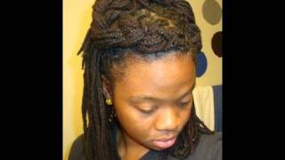 Yarn BraidsGenie Locs Style Tutorial 4 [upl. by Annahvas]