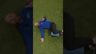 Open Book Stretch for better Thoracic mid back spine mobility joinbfit evansville newburgh [upl. by Bouton]