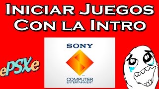 ePSXe Como Iniciar Juegos con la Intro de PS1  Sony [upl. by Avenej]