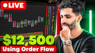 LIVE TRADING  How I made 12500 trading using OrderFlow  Umar Ashraf [upl. by Felizio]