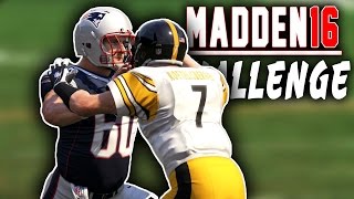 Can Big Ben Play Defensive Tackle  Madden 16 NFL Challenge [upl. by Nilson]