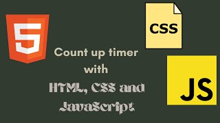 Count up timer with JavaScript [upl. by Intruok362]